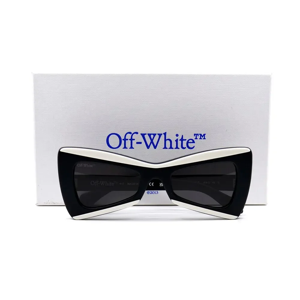 NEW! OFF-WHITE NASHVILLE OER1070 1007 BLACK/WHITE GREY AUTHENTIC SUNGLAS…